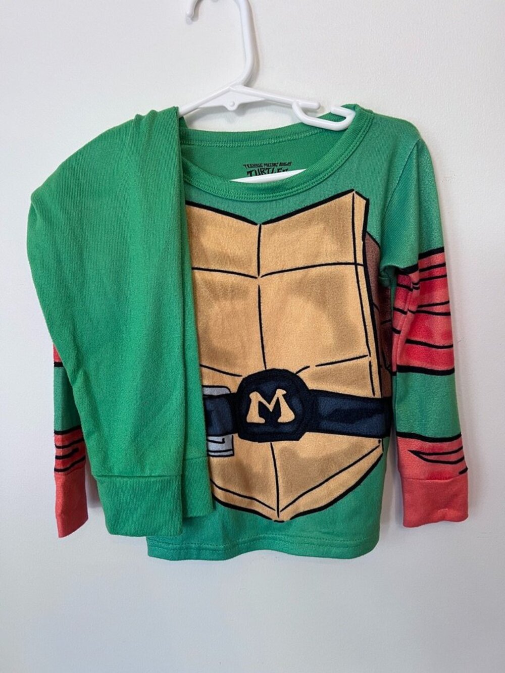 TMNT Michelangelo Costume 2-Piece Pajama Set – Size 4T
